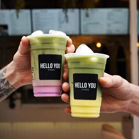 Plastic Wegwerpbekers 2 met extra lange titeltekst - Afbeelding 2